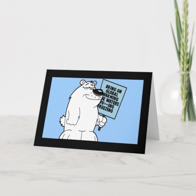 Funny global warming card (Front)
