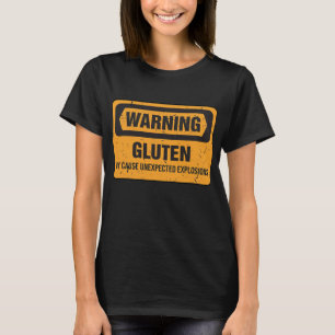 Funny Gluten Explosions Costume Gluten Free Mom  T-Shirt