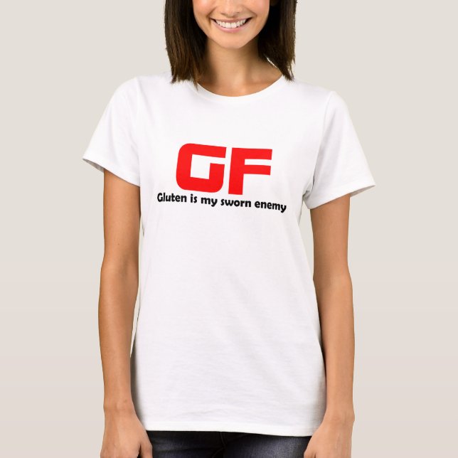 Funny Gluten Free T Shirt for Women (Front)