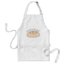 Funny Gluten is the Devil Gluten Free Adult Apron