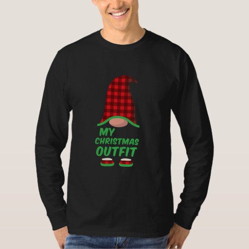 Funny Gnome Costume Adalt Christmas Lovers  T_Shirt