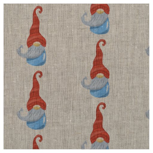 Funny gnome  fabric