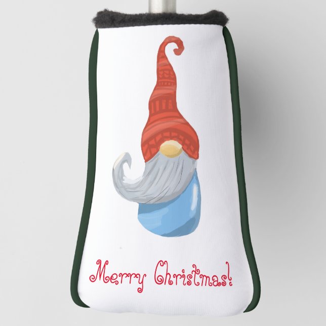 Funny Gnome Golf Head Cover – Unique Gift for Golf (Rotate 90)