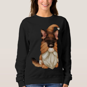 Funny Gnome In German Shepherd Costume For Men Dog Sweatshirt