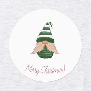 Funny Gnome Labels Cute Garden Gnome Personalize