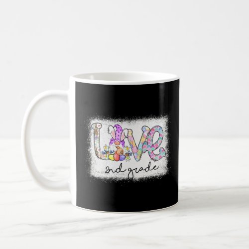 Funny Gnome Love 2nd Grade Teacher Easter Day Matc Coffee Mug