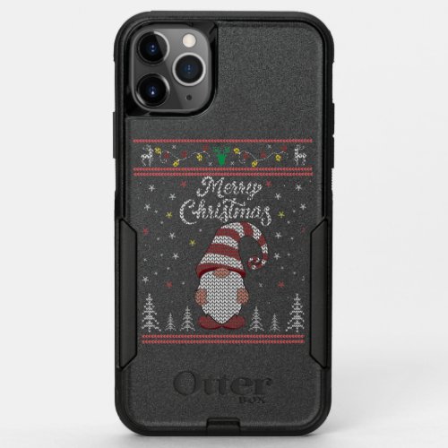 Funny Gnome Merry Christmas OtterBox Commuter iPhone 11 Pro Max Case