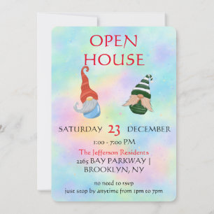 Funny Gnome Party Invitation – Whimsical Cute