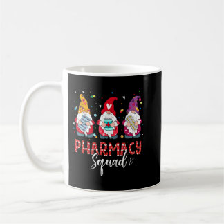 Funny Gnome Pharmacy Squad Pharmacist Valentine's Coffee Mug