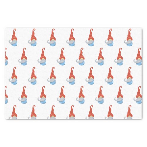 Funny gnome  tissue paper