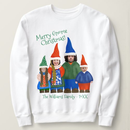 Funny Gnome Your Family Ugly Christmas Sweater