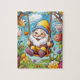 Funny Gnomes Jigsaw Puzzle