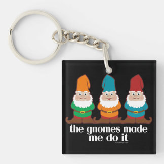Funny Gnomes Keychain