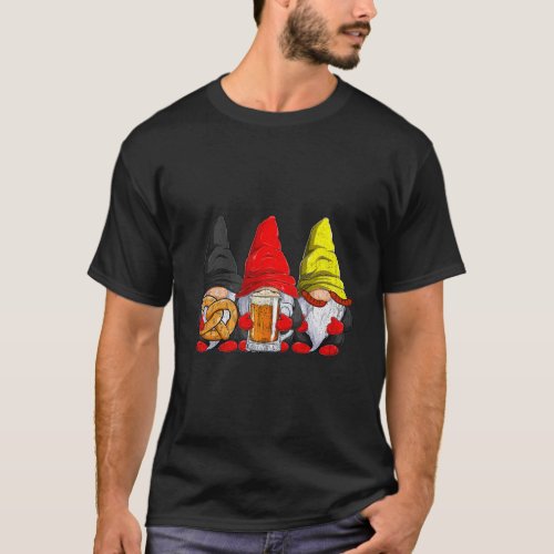 Funny Gnomes Oktoberfest Germany Flag Beer Mug Men T_Shirt