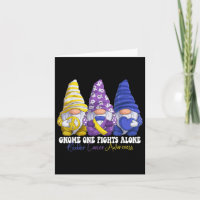 Funny Gnomies Bladder Cancer Awareness Month Purpl