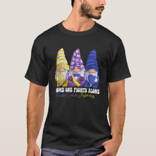Funny Gnomies Bladder Cancer Awareness Month Purpl T-Shirt