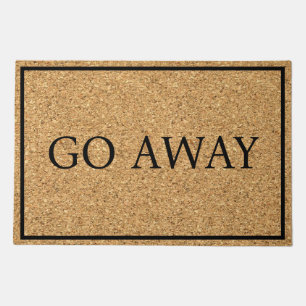 Funny Go Away Custom Introvert  Doormat