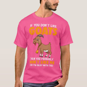 Funny Goa I Just Really Like Goats Farmer T-Shirt