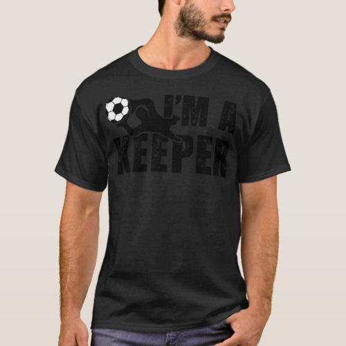 Funny Goal Keeper Soccer Quote Gift for boys ankle T_Shirt