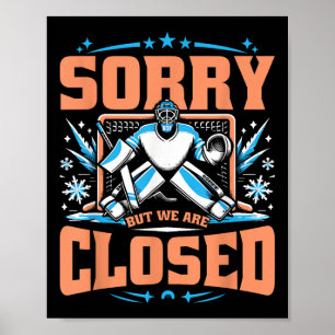 Funny Goalie Ice Hockey Goalie Poster