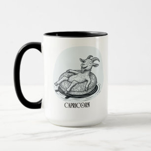 Funny Goat Capricorn Zodiac Birthday Christmas Mug
