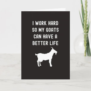 Funny Goat Cards Humor Animal Farm Humorous