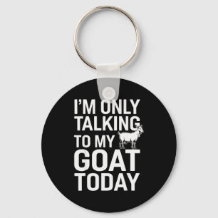 Funny Goat Design For Men Women Kids Boer Pygmy Go Keychain