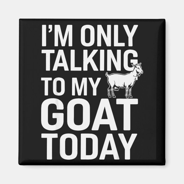 Funny Goat Design For Men Women Kids Boer Pygmy Go Magnet (Front)