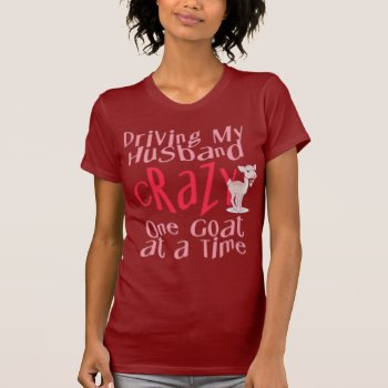 Funny Goat Design For Women T-shirt by getyergoat at Zazzle