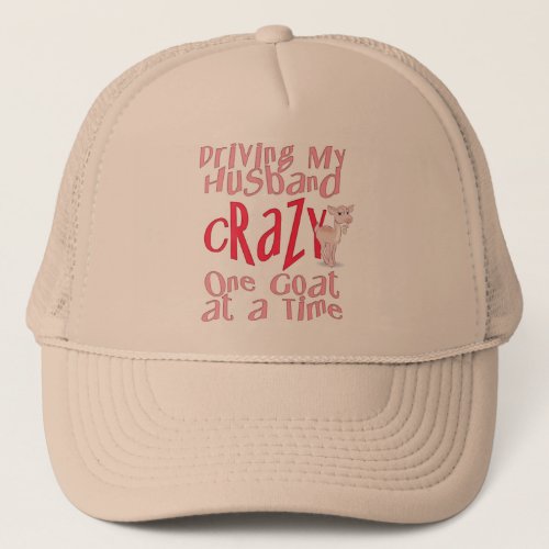 Funny Goat Design for Women Trucker Hat