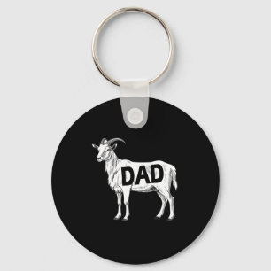 Funny Goat Gift Dad Sarcastic Graphic  Keychain