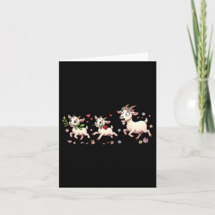 Funny Goat Mom Mama Girls Mothers Day Card