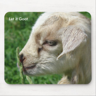 Funny Goat Parody, Cute Goat Kid Mouse Pad