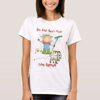 Funny Goat Poop Cartoon T-Shirt
