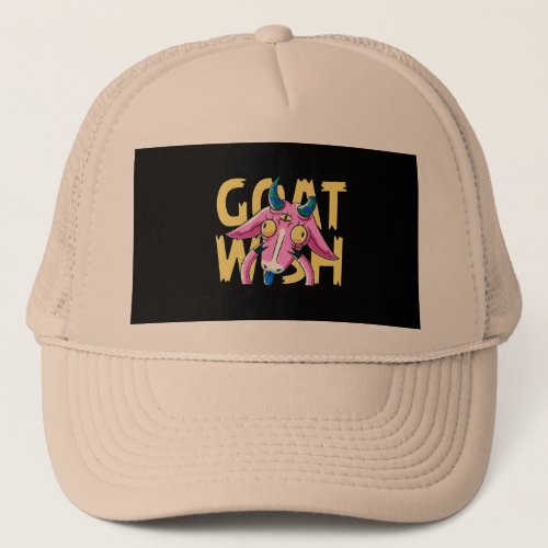 Funny goat prints on tshirts sweatshirts cases for trucker hat