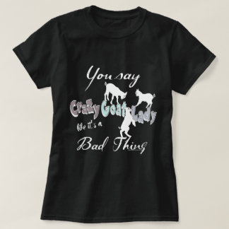 FUNNY GOAT SAYING | Crazy Goat Lady Cool Pastels T-Shirt