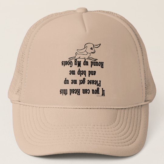 funny-goat-sayings-trucker-hat-zazzle