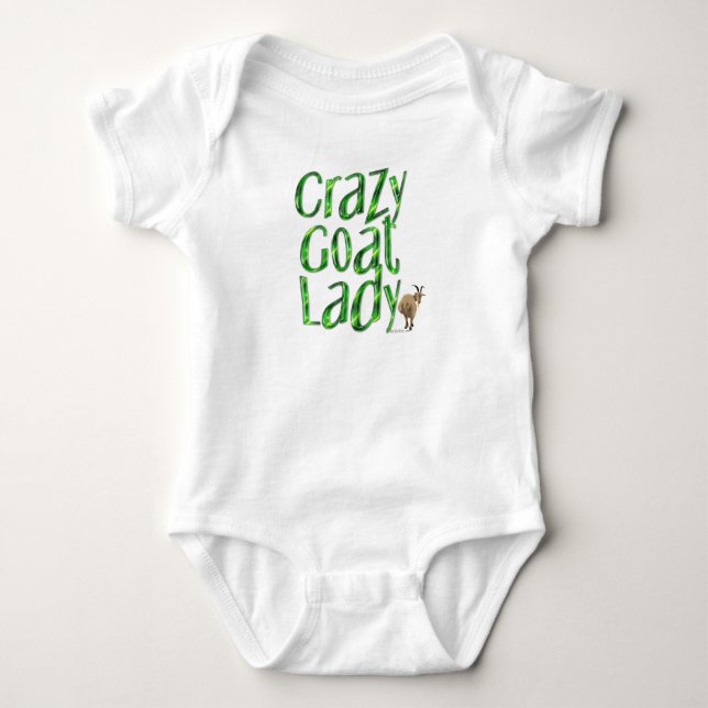 Funny Goat Shirt Crazy Goat Lady4 (Front)