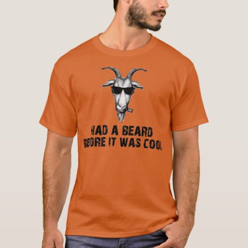 Funny Goat Shirt Funny Beard Shirt Gift For Goat L