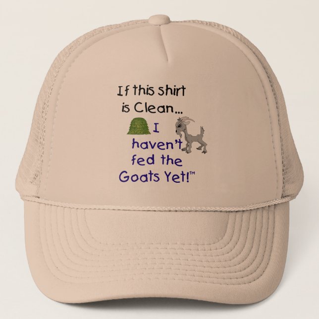 Funny Goat SHirts Trucker Hat (Front)