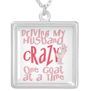 Funny Goat Silver Necklace