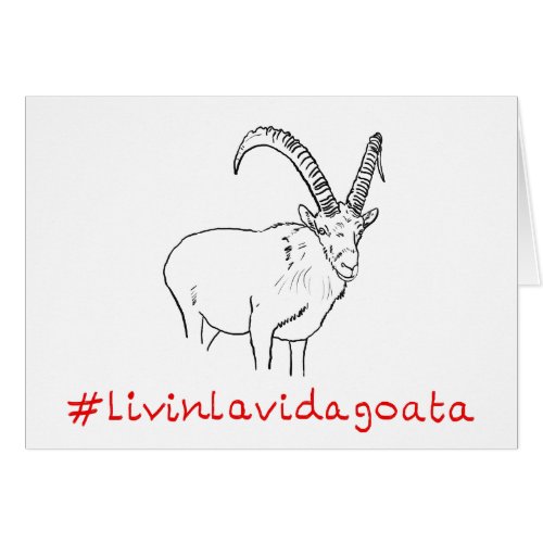 Funny Goat Slogan Livin La Vida Goata Birthday 