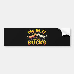 Funny Goat-Themed Bumper Sticker