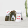 Funny Goat Valentine's Day Holiday Card