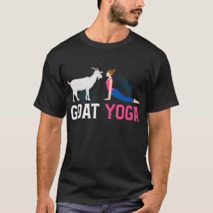 Funny Goat Woman Yoga Favorite Animal Goat Farmer T-Shirt