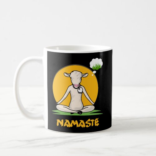 Funny Goat Yoga Gift _Yoga Goat On Mat_Cool Gifts Coffee Mug