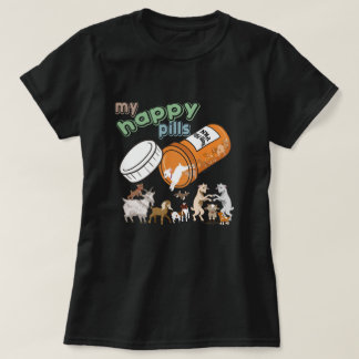 FUNNY GOATS | My Happy Pills GetYerGoat T-Shirt