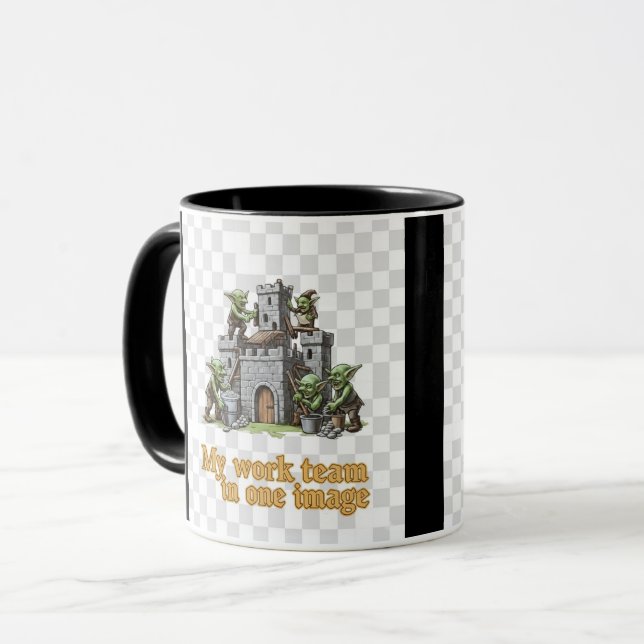 Funny Goblin Work Team Mug (Front Left)