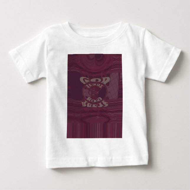 Funny God Bless  kenya  Hakuna Matata Giraffes wov Baby T-Shirt (Front)
