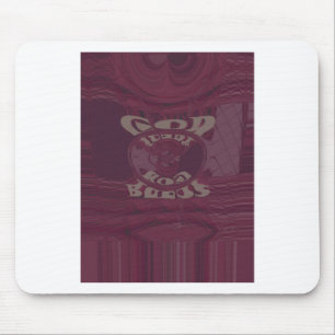 Funny God Bless kenya Hakuna Matata Giraffes wov Mouse Pad